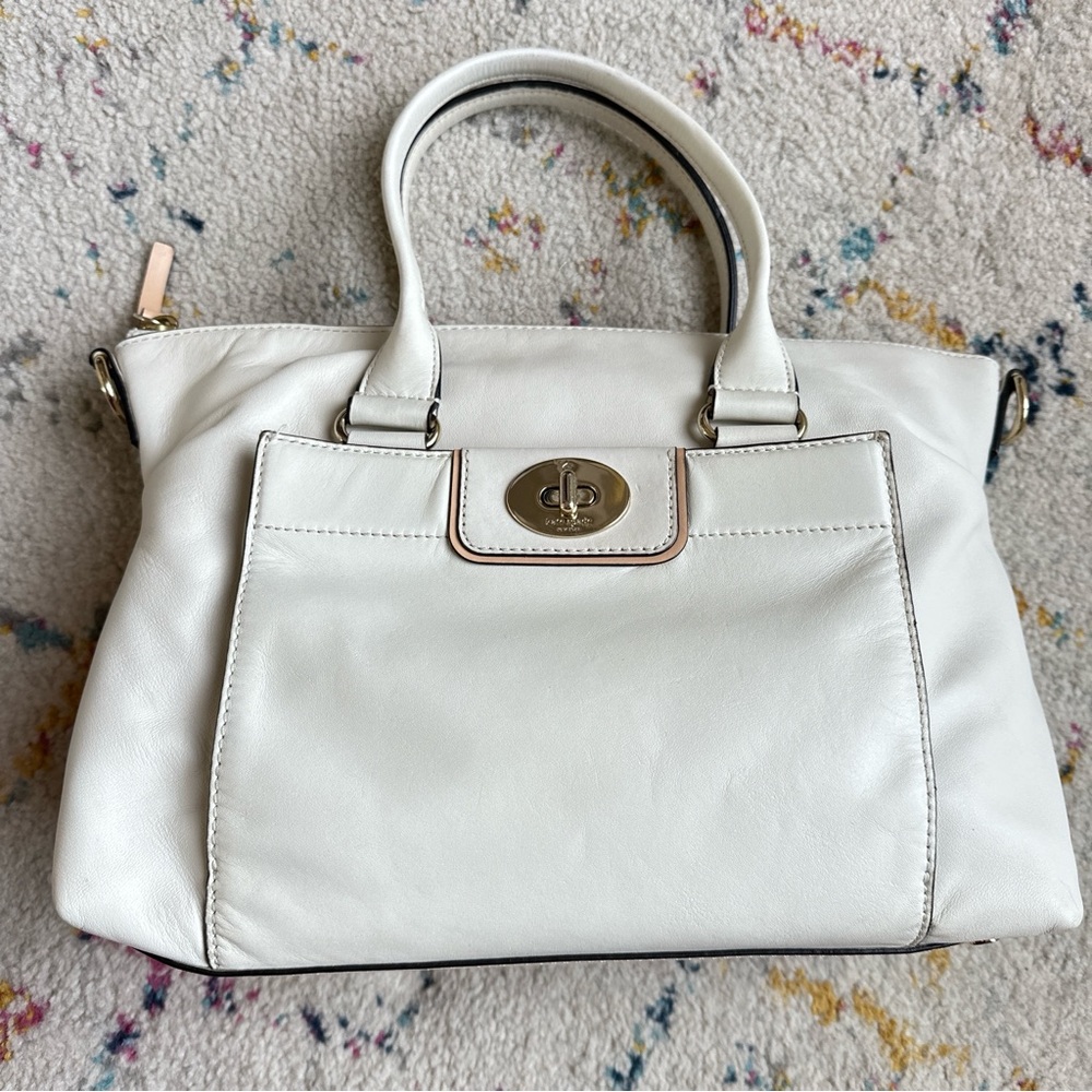 Kate Spade Satchel in Soft White